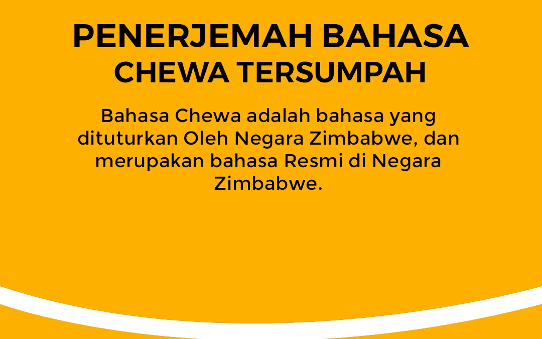 Penerjemah Bahasa Chewa Tersumpah