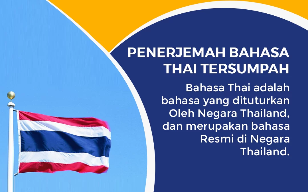 Penerjemah Bahasa Thai Tersumpah